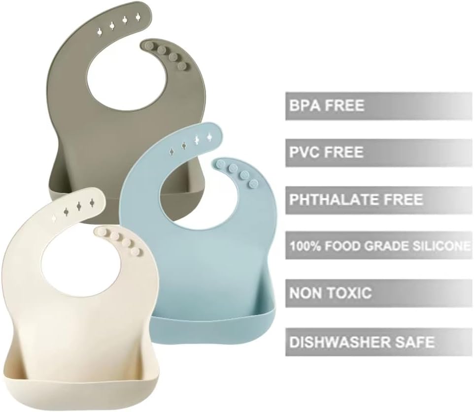 Toddler Plates & Silicone Baby Bibs