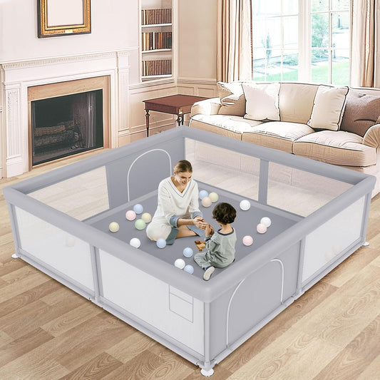 Large Baby Playpen 79x79 Inch, Playpens for Babies and Toddlers