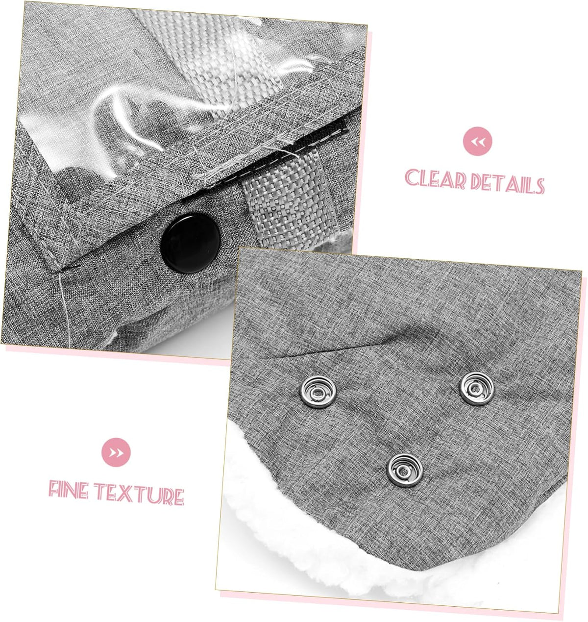 Stroller Hand Warmers Windproof and Insulated Stroller Mittens for Cold Weather Soft Material Easy to Attach and Remove for Convenient Use