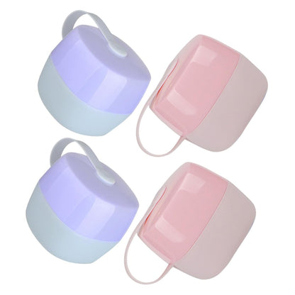4pcs Portable Pacifier Storage Box for Travel, Cute Pp Holder