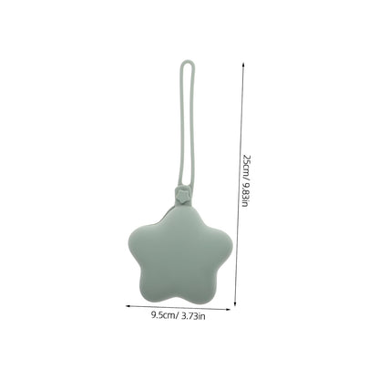 2pcs Silicone Holder Case for Boys Girls Portable Case Soft Clip Travel Container for Clean Storage