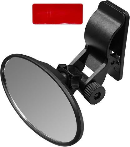 Car Mirror for Baby, Clip-on Wide Angle Rear View Convex Mirrors, Car Seat Mirror for Baby Rear Facing, 360° Adjustable Car Seat Mirrors for Viewing Infant Toddler Child (Sucker)