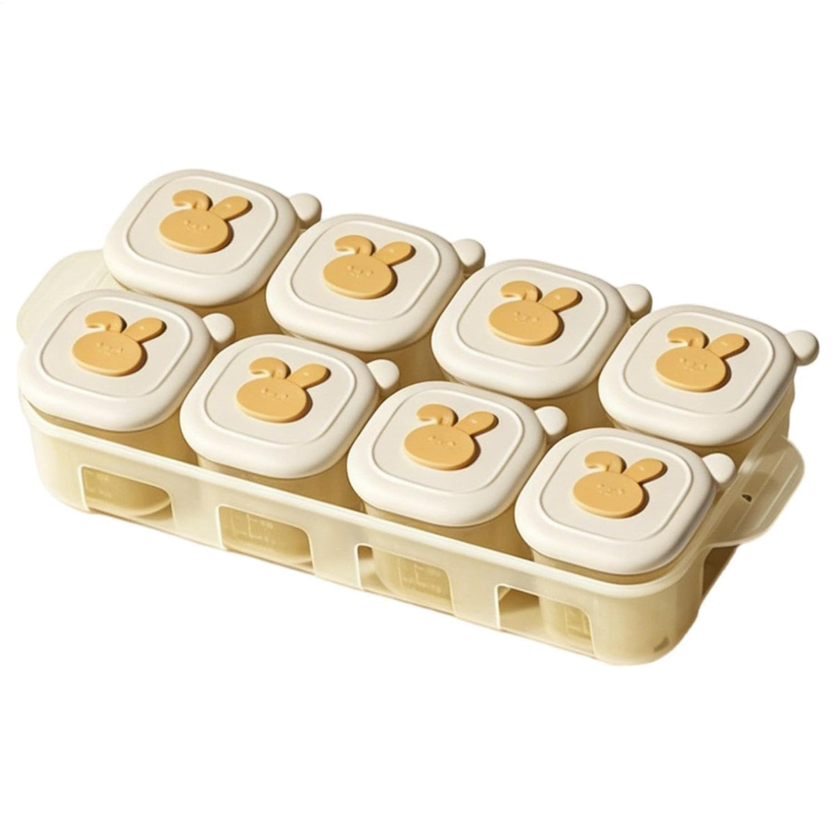Food Freezer Tray with Lid Child Meat Puree Container