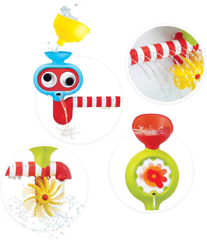 Submarine Spray Station Kids Bath Toy (Ages 2+) Mold-Free, Wall-Mounted, Battery-Operated Shower Head & Spin N Sprinkle Set for Fun Baby Bathtime Play with Magical Water Effects