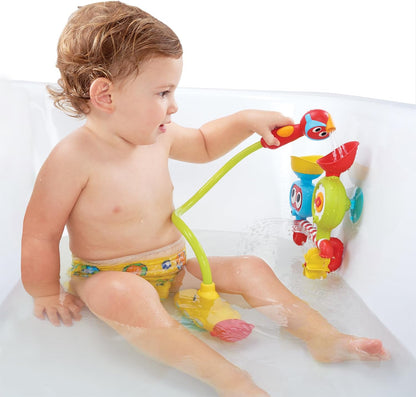 Submarine Spray Station Kids Bath Toy (Ages 2+) Mold-Free, Wall-Mounted, Battery-Operated Shower Head & Spin N Sprinkle Set for Fun Baby Bathtime Play with Magical Water Effects