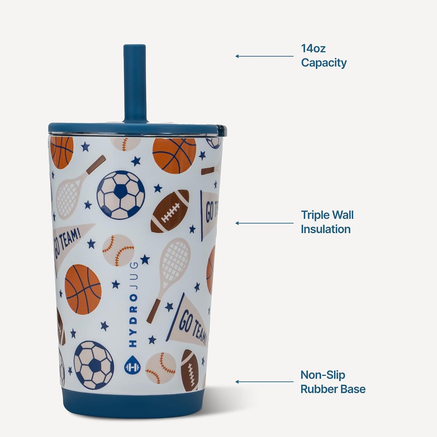 Everyday Tumbler 20 oz, Ceramic-Lined Straw Cup, Cascade