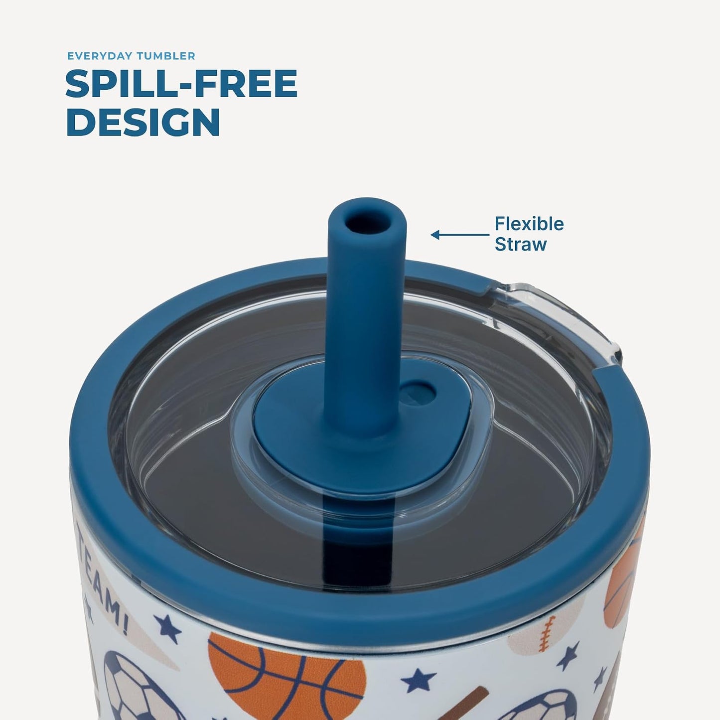 Everyday Tumbler 20 oz, Ceramic-Lined Straw Cup, Cascade
