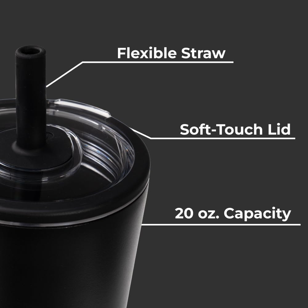 Everyday Tumbler 20 oz, Ceramic-Lined Straw Cup, Cascade