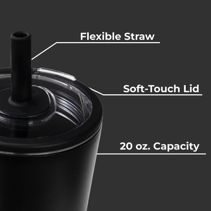 Everyday Tumbler 20 oz, Ceramic-Lined Straw Cup, Cascade