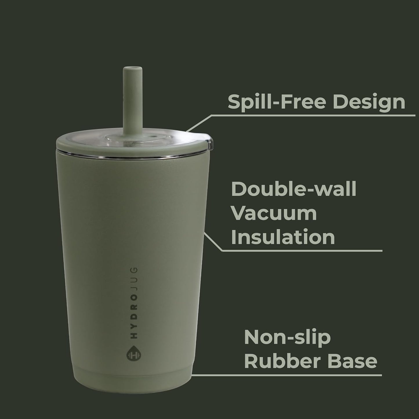 Everyday Tumbler 20 oz, Ceramic-Lined Straw Cup, Cascade