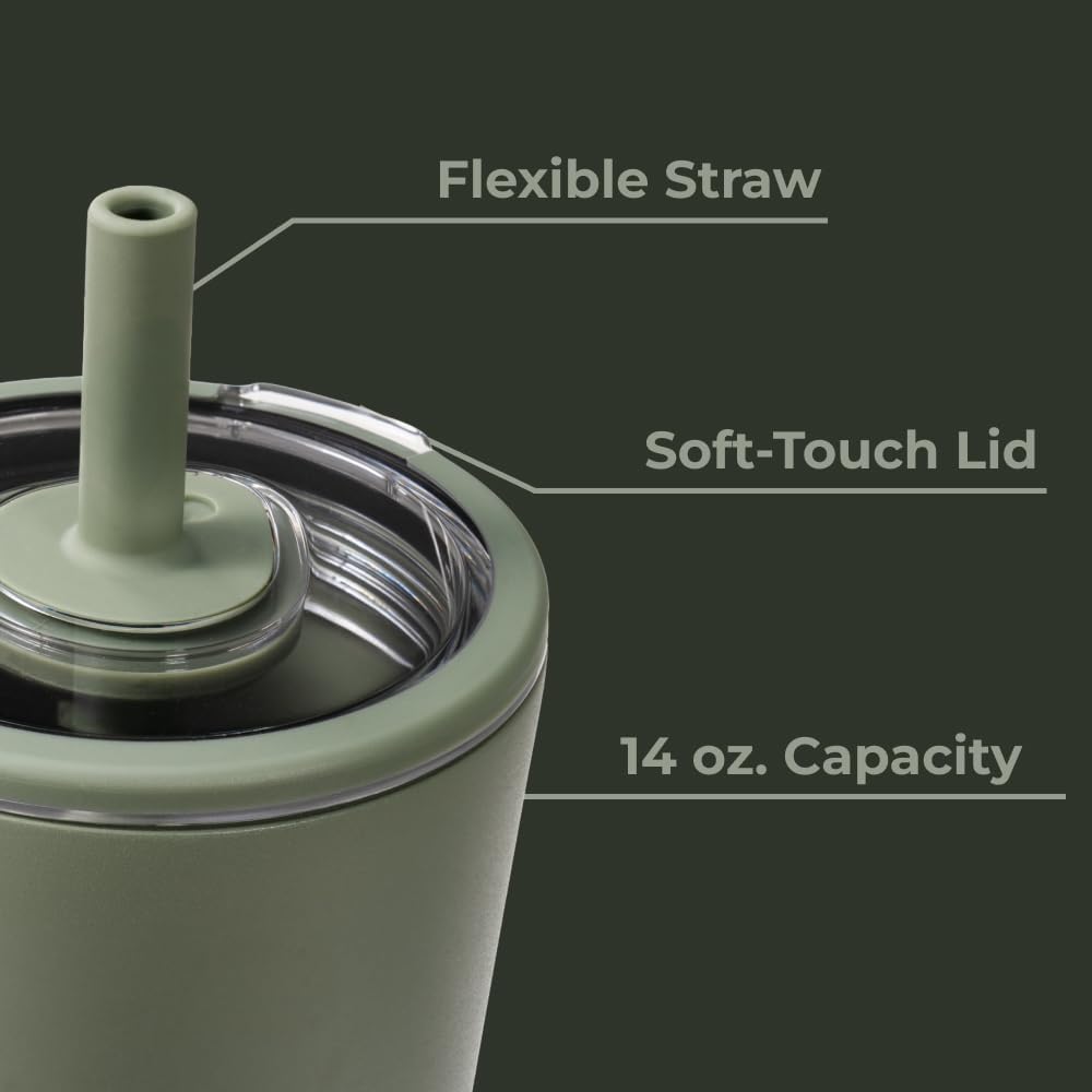 Everyday Tumbler 20 oz, Ceramic-Lined Straw Cup, Cascade