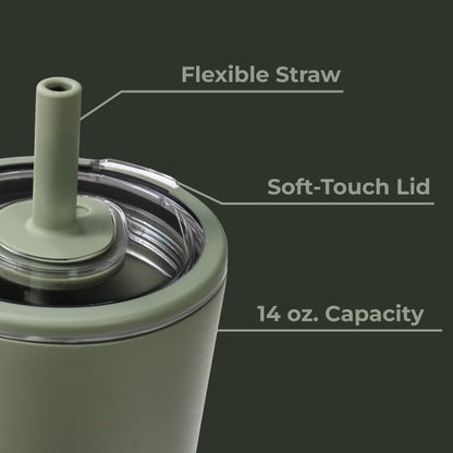 Everyday Tumbler 20 oz, Ceramic-Lined Straw Cup, Cascade