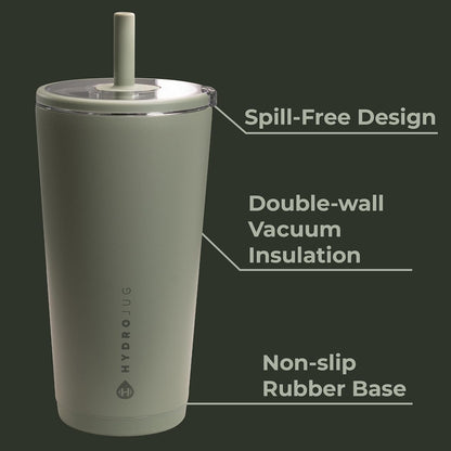 Everyday Tumbler 20 oz, Ceramic-Lined Straw Cup, Cascade