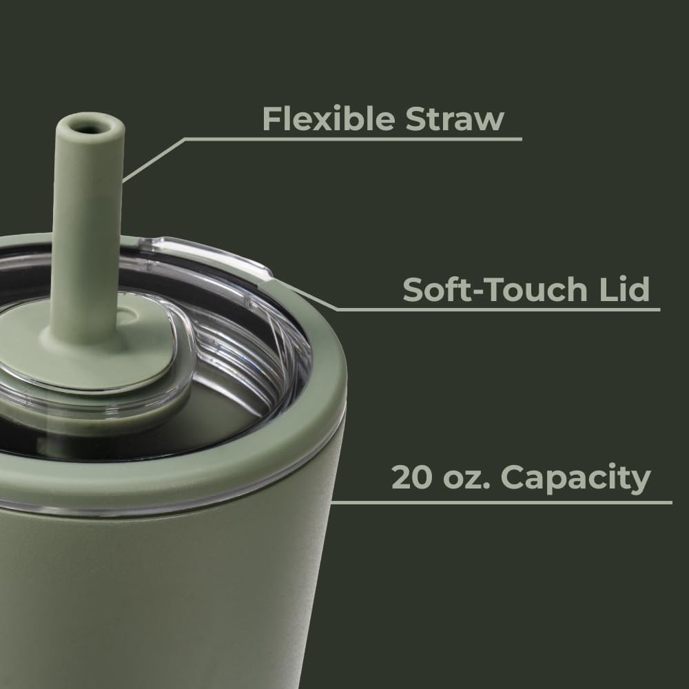Everyday Tumbler 20 oz, Ceramic-Lined Straw Cup, Cascade