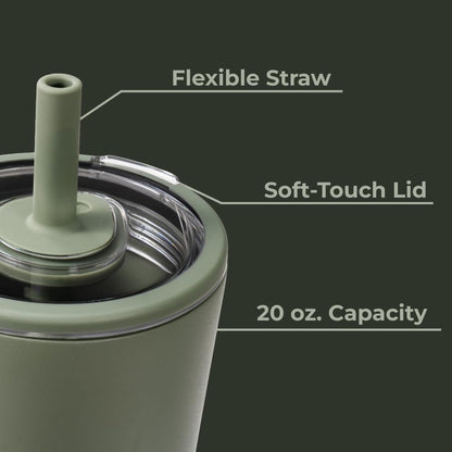 Everyday Tumbler 20 oz, Ceramic-Lined Straw Cup, Cascade