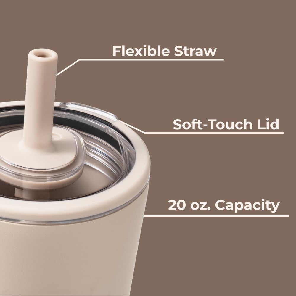 Everyday Tumbler 20 oz, Ceramic-Lined Straw Cup, Cascade