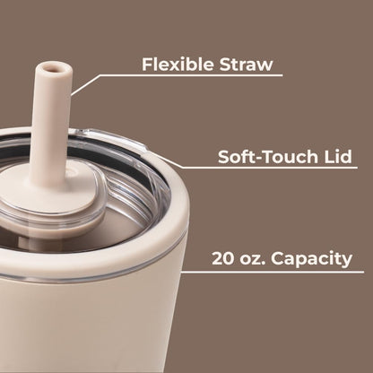 Everyday Tumbler 20 oz, Ceramic-Lined Straw Cup, Cascade