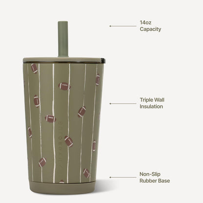 Everyday Tumbler 20 oz, Ceramic-Lined Straw Cup, Cascade