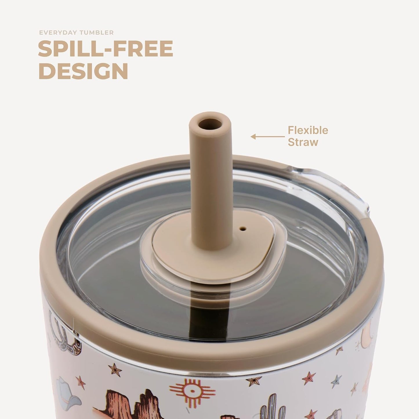 Everyday Tumbler 20 oz, Ceramic-Lined Straw Cup, Cascade