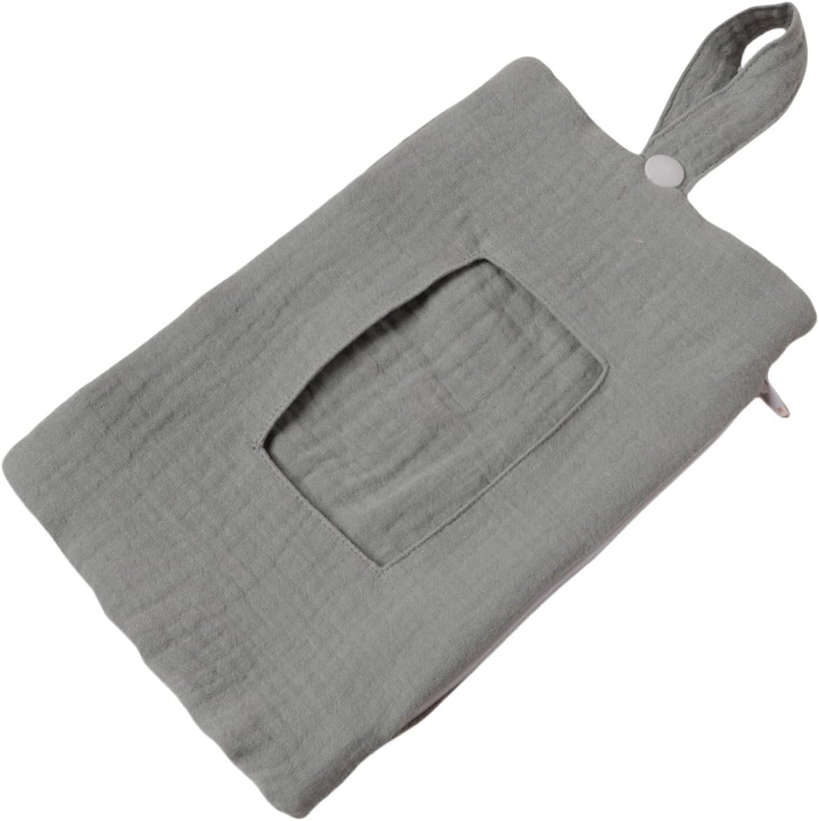 Baby Wipe Holder Portable Wipe Dispenser Strollers Storage Bag Container Double Layer Travel Carry Case for Diapers