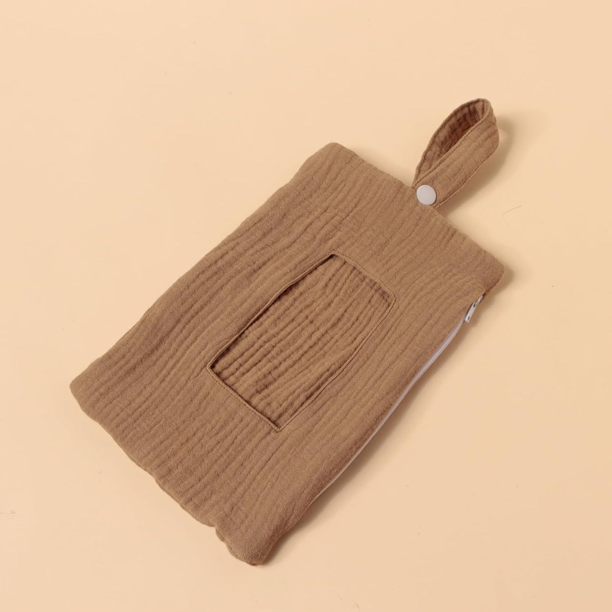 Baby Wipe Holder Portable Wipe Dispenser Strollers Storage Bag Container Double Layer Travel Carry Case for Diapers