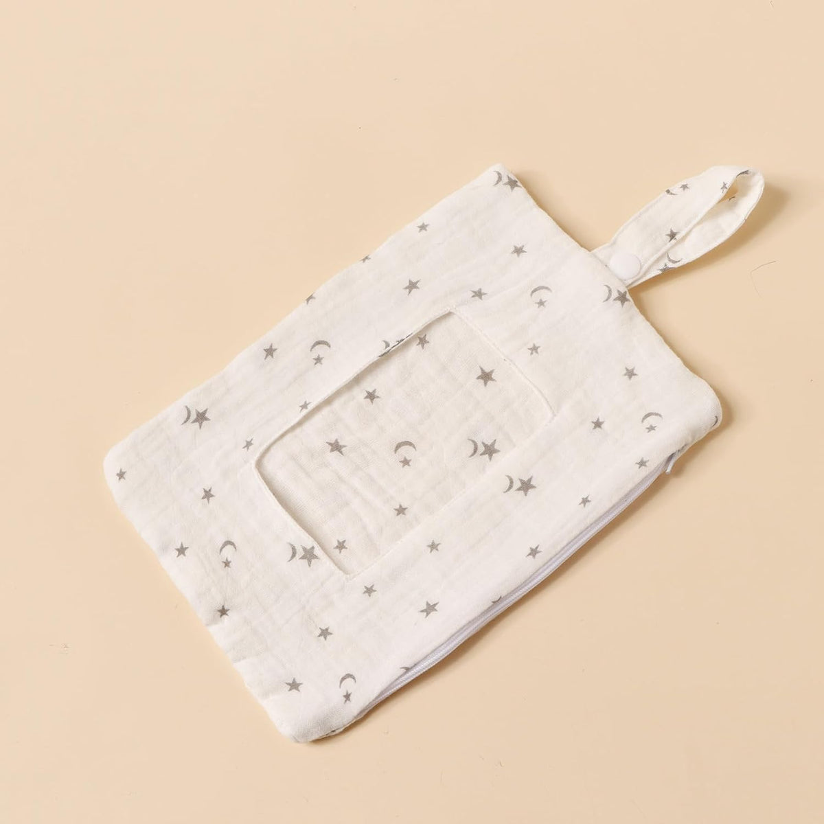 Baby Wipe Holder Portable Wipe Dispenser Strollers Storage Bag Container Double Layer Travel Carry Case for Diapers