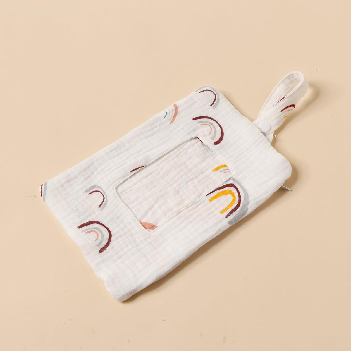 Baby Wipe Holder Portable Wipe Dispenser Strollers Storage Bag Container Double Layer Travel Carry Case for Diapers