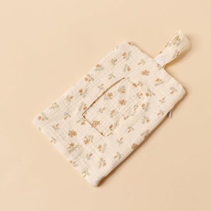 Baby Wipe Holder Portable Wipe Dispenser Strollers Storage Bag Container Double Layer Travel Carry Case for Diapers