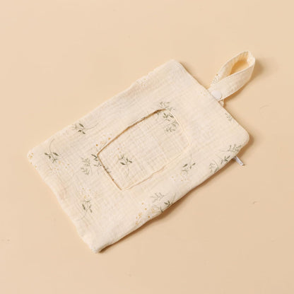 Baby Wipe Holder Portable Wipe Dispenser Strollers Storage Bag Container Double Layer Travel Carry Case for Diapers