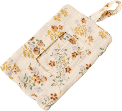 Baby Wipe Holder Portable Wipe Dispenser Strollers Storage Bag Container Double Layer Travel Carry Case for Diapers