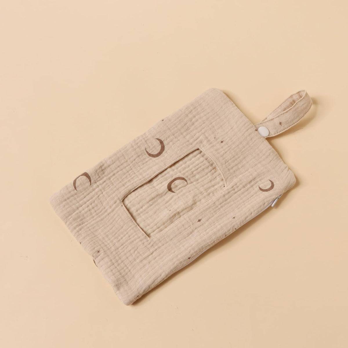 Baby Wipe Holder Portable Wipe Dispenser Strollers Storage Bag Container Double Layer Travel Carry Case for Diapers