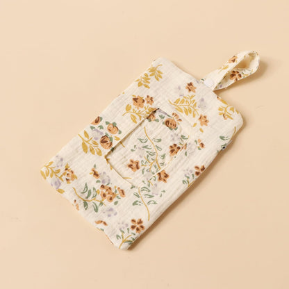 Baby Wipe Holder Portable Wipe Dispenser Strollers Storage Bag Container Double Layer Travel Carry Case for Diapers