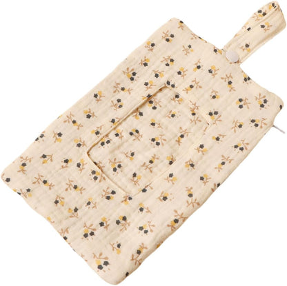 Baby Wipe Holder Portable Wipe Dispenser Strollers Storage Bag Container Double Layer Travel Carry Case for Diapers