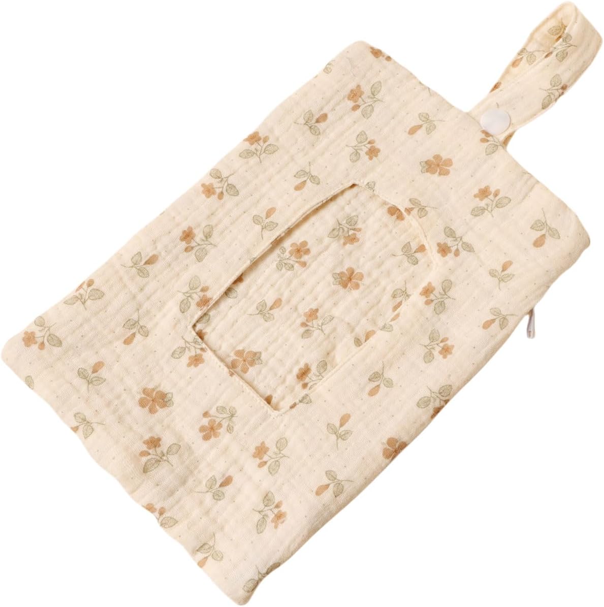 Baby Wipe Holder Portable Wipe Dispenser Strollers Storage Bag Container Double Layer Travel Carry Case for Diapers