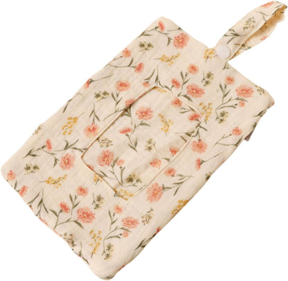 Baby Wipe Holder Portable Wipe Dispenser Strollers Storage Bag Container Double Layer Travel Carry Case for Diapers