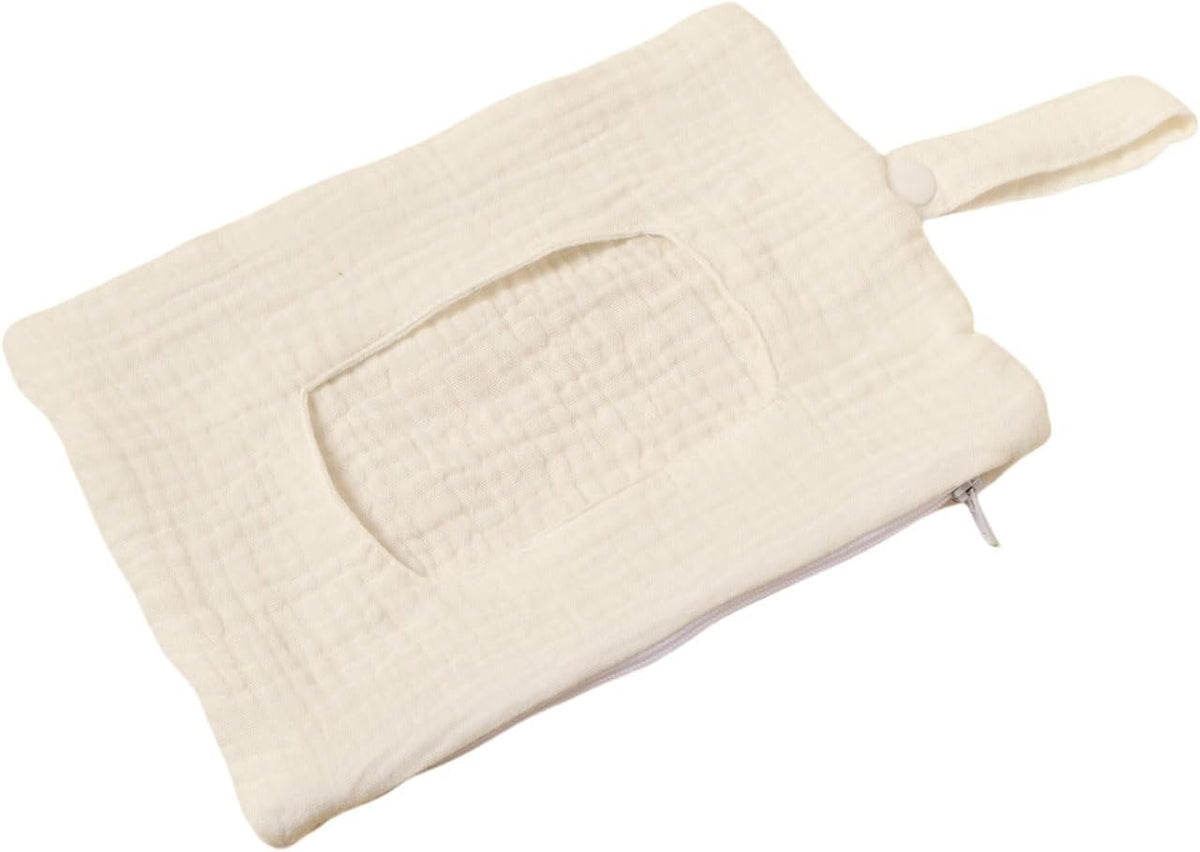 Baby Wipe Holder Portable Wipe Dispenser Strollers Storage Bag Container Double Layer Travel Carry Case for Diapers