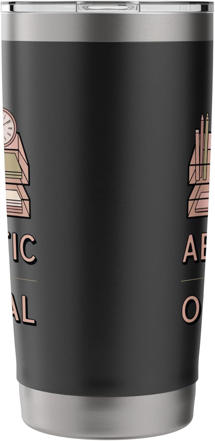 Aesthetic Isn't Optional Funny Desk Organizer Humor Stainless Steel Insulated Tumbler