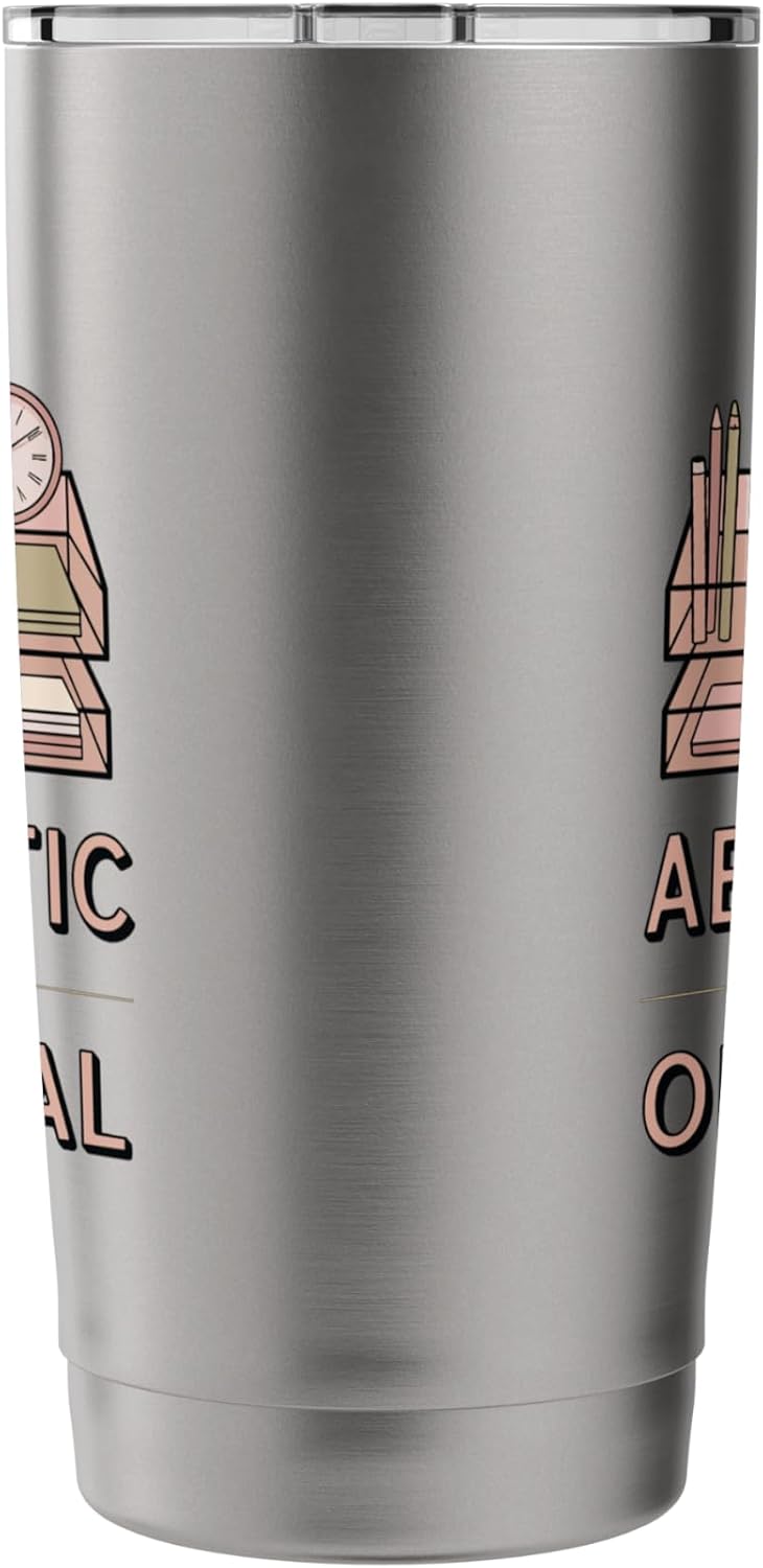 Aesthetic Isn't Optional Funny Desk Organizer Humor Stainless Steel Insulated Tumbler