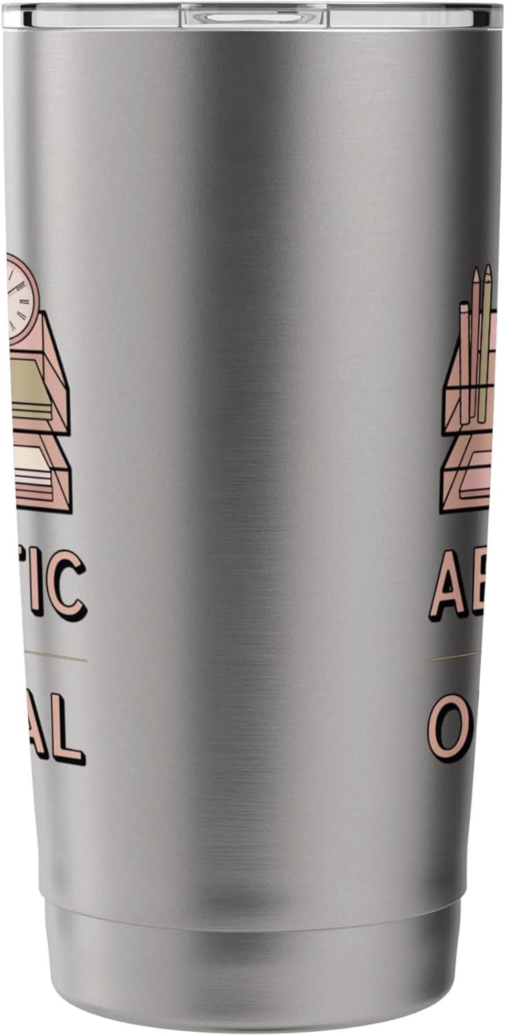 Aesthetic Isn't Optional Funny Desk Organizer Humor Stainless Steel Insulated Tumbler