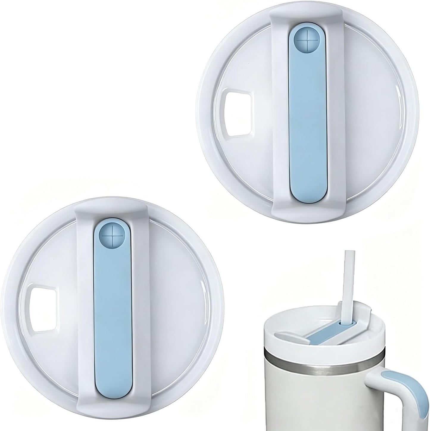 20 oz Tumbler Lids for Yeti, 3 Pack 20oz Magnetic Tumbler Lids, Spill Proof Replacement Slider Cup Lid for YETI 20oz Tumbler, 10oz & 24oz Mug and 10oz Lowball, BPA Free