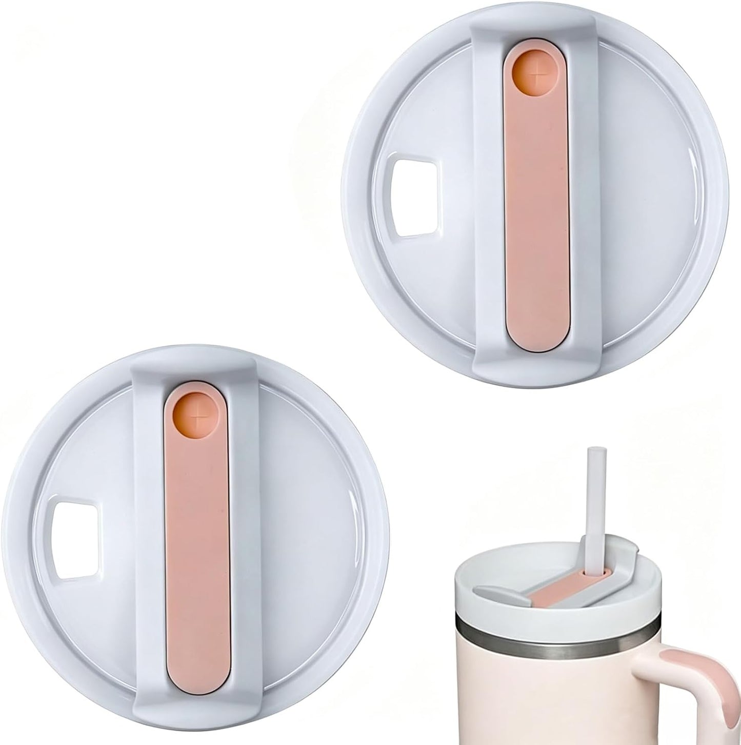 20 oz Tumbler Lids for Yeti, 3 Pack 20oz Magnetic Tumbler Lids, Spill Proof Replacement Slider Cup Lid for YETI 20oz Tumbler, 10oz & 24oz Mug and 10oz Lowball, BPA Free