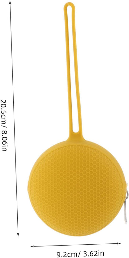 Storage Pouch Lightweight Organizer for Care Supplies Leakproof Travel Case for Cups Coins Keys Pacifiers Sturdy Easy to Clean Honeycomb Design