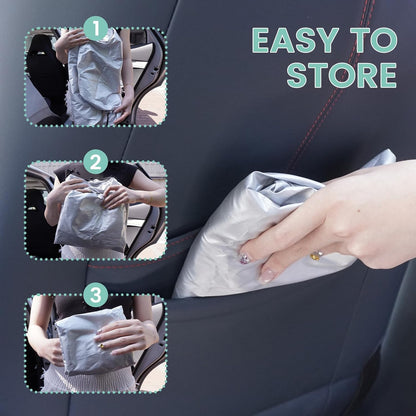 Baby Car Mirror Set, Rotating Shatterproof Mirror for Rear-Facing Babies