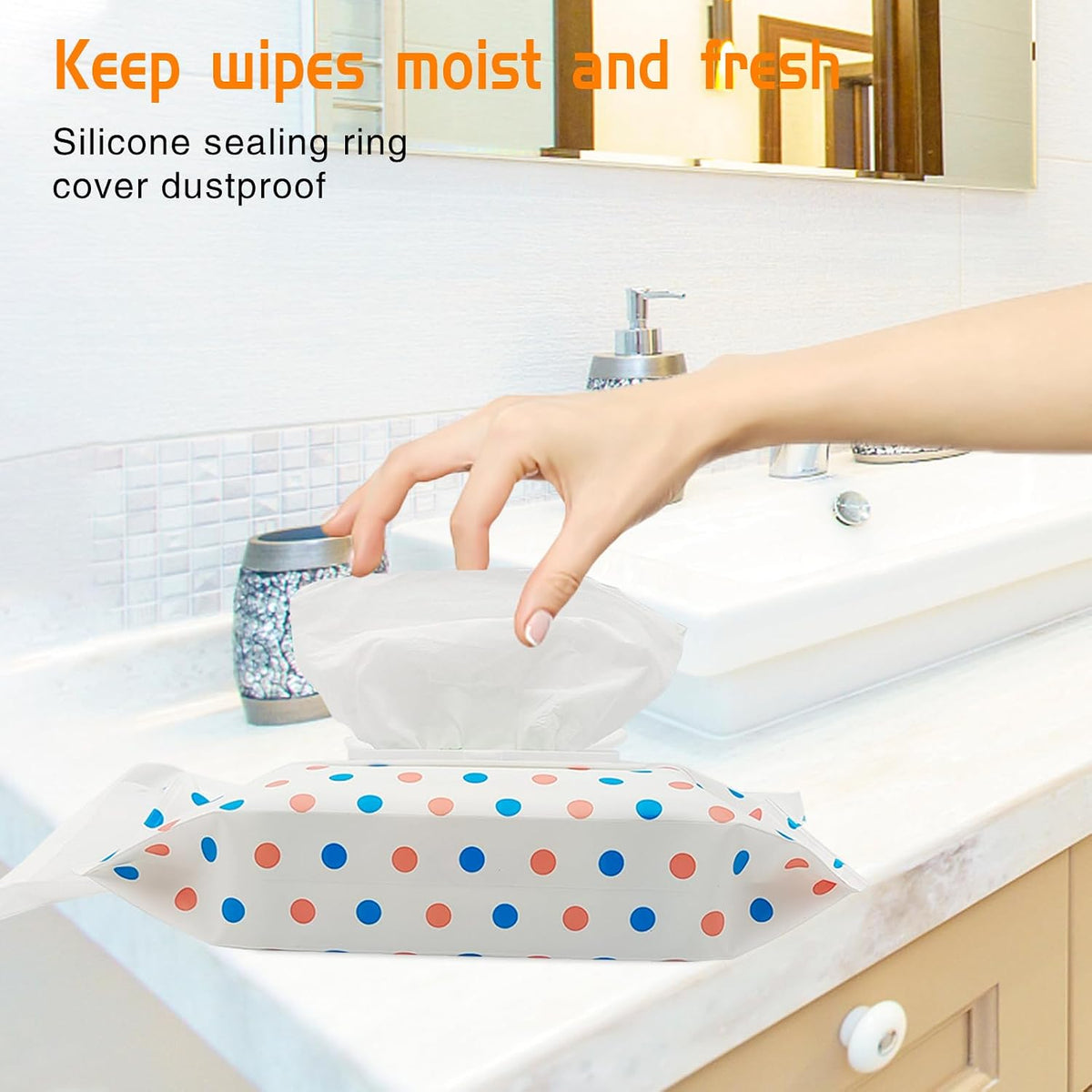 2 Pack Portable Baby Wipes Dispenser Holder Set, Leopard Print Refillable Baby Wipes Container, Wipe Holder, Reusable Travel Wet Wipe Pouch for Diaper Bag Lightweight Travel Wipes Dispenser Cases