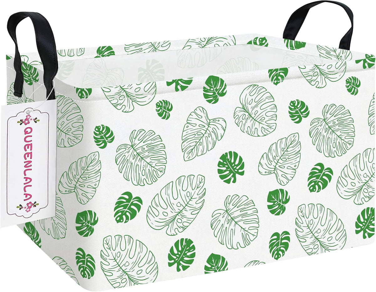 Rectangular Collapsible Laundry Basket with Side Handles, Toys