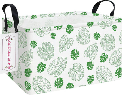 Rectangular Collapsible Laundry Basket with Side Handles, Toys