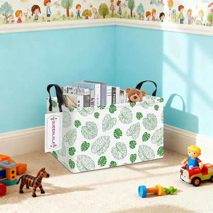 Rectangular Collapsible Laundry Basket with Side Handles, Toys
