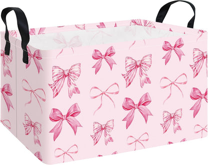 Rectangular Collapsible Laundry Basket with Side Handles, Toys