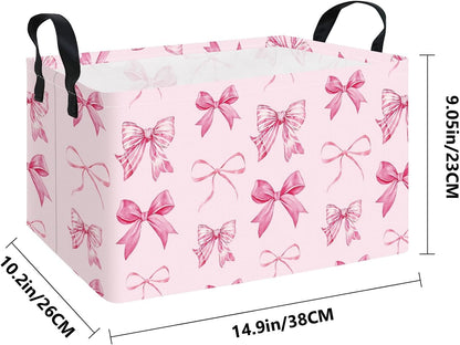 Rectangular Collapsible Laundry Basket with Side Handles, Toys