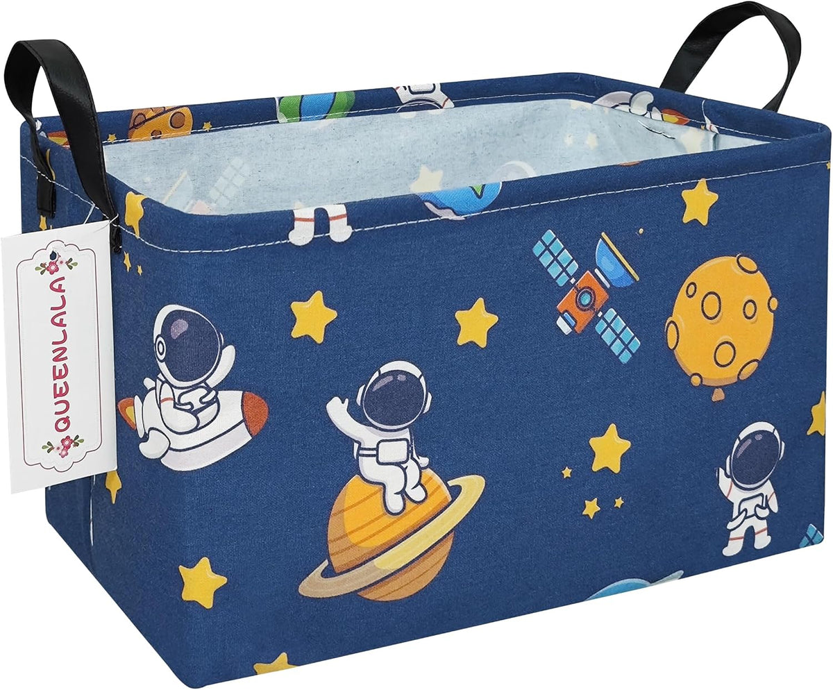 Rectangular Collapsible Laundry Basket with Side Handles, Toys